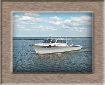 The Bay Built King Fish returning to the Rod 'n' Reel Dock in Chesapeake Beach (MD)